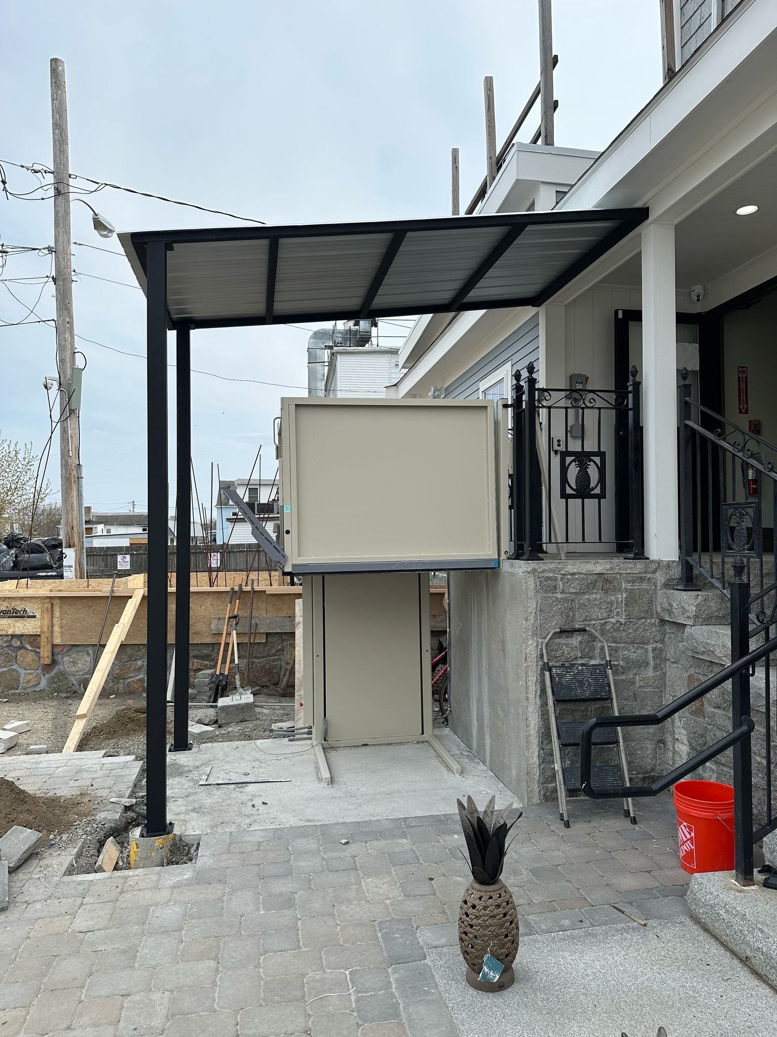 Structural steel fabrication detail