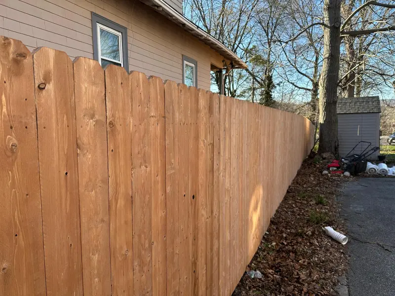 Wrought iron fence installed in Waltham, Massachusetts