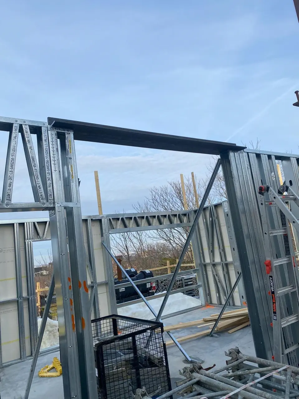 Structural steel beam and column fabrication