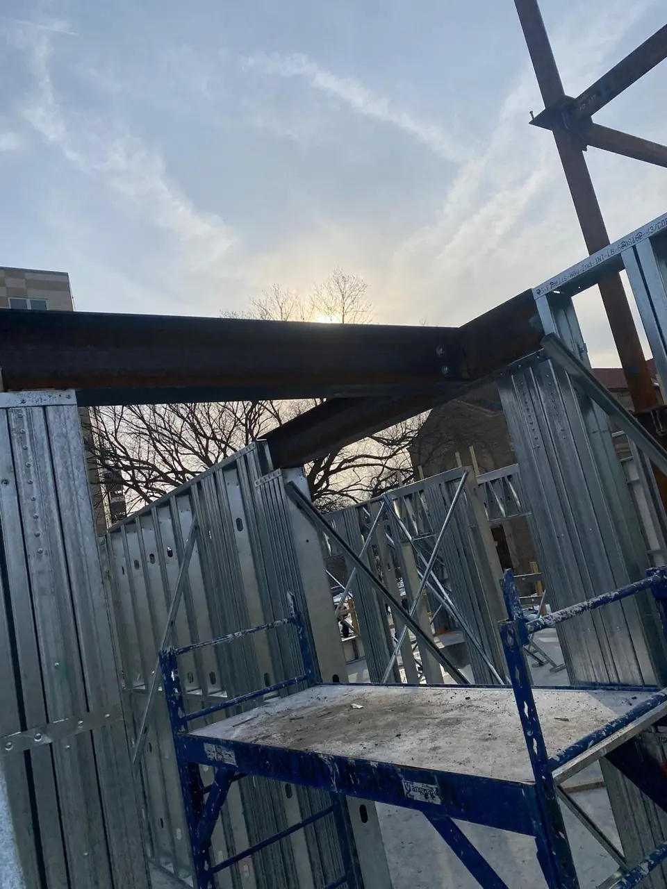 Structural steel framing